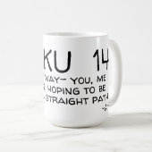 俳句14マグカップ コーヒーマグカップ (正面右)