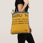 俳句14 トートバッグ (クローズアップ)