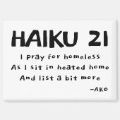 俳句21 マグネット (正面)