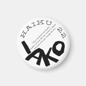 俳句22 マグネット (正面)