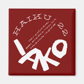 俳句22 マグネット (正面)