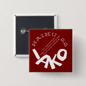 俳句22 缶バッジ (正面&裏面)