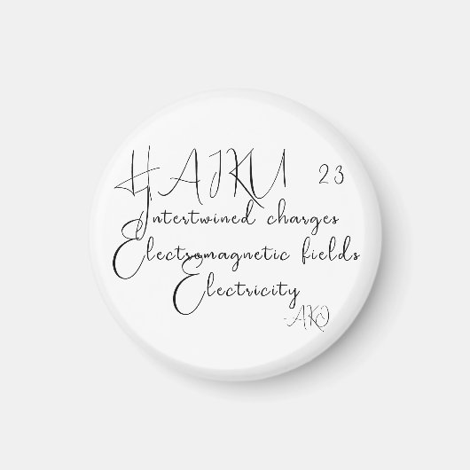 俳句23 マグネット (正面)