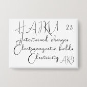 俳句23 缶バッジ (正面)