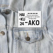 俳句24 缶バッジ (インサイチュ)