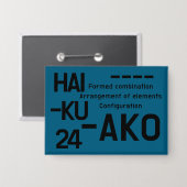 俳句24 缶バッジ (正面/裏面)