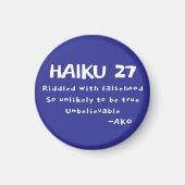 俳句27 マグネット (正面)