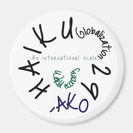 俳句29 マグネット (正面)