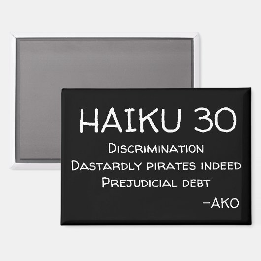 俳句30 マグネット (正面/裏面)