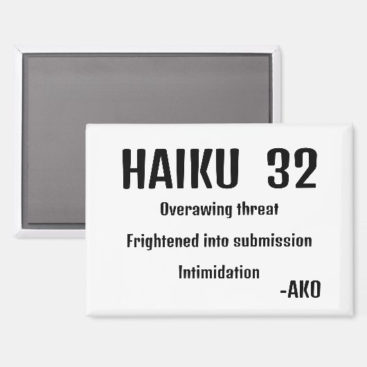 俳句32 マグネット (正面/裏面)
