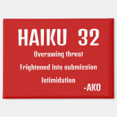 俳句32 マグネット (正面)