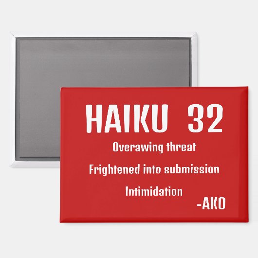 俳句32 マグネット (正面/裏面)