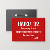 俳句32 缶バッジ (正面/裏面)