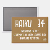 俳句34 マグネット (正面/裏面)