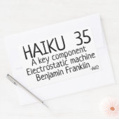 俳句35 長方形シール (封筒)