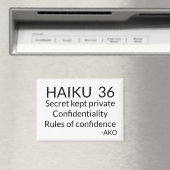 俳句36 マグネット (インサイチュ (食洗機))