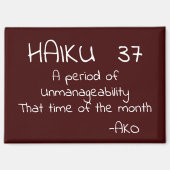 俳句37 マグネット (正面)