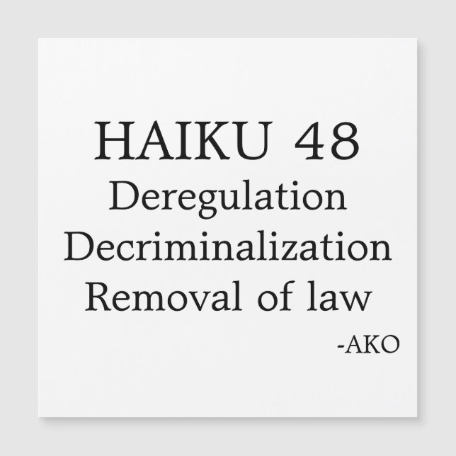 俳句48磁気カード (正面)