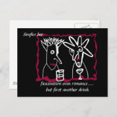 俳句 – シングルバー ポストカード (正面/裏面)