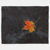 俳句 フリースブランケット (正面(横))