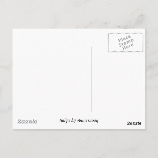 俳句 ポストカード (裏面)