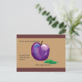 俳句 – 人生は詩 ポストカード (スタンド正面)