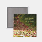 俳句 – 秋の大晦日/ マグネット (正面/裏面)