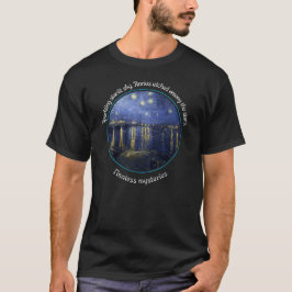 俳句，詩，ファンゴッホ星空 Tシャツ