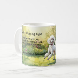 俳句 – Poodle in Morning Light Mug コーヒーマグカップ