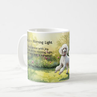 俳句 – Poodle in Morning Light Mug コーヒーマグカップ