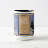 俳句 – Raven Autumn Dusk ツートーンマグカップ (中央)