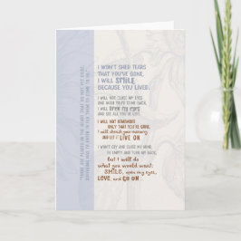 俺がいなくなった涙を流さないでくれ カード