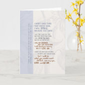 俺がいなくなった涙を流さないでくれ カード (黄色い花)