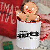 俺がステージの黒番金ゴールドスターだから コーヒーマグカップ