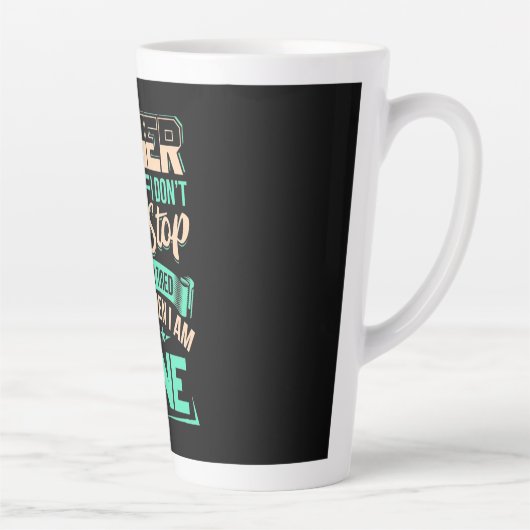 俺がストップ終わった時のゲーマー カフェラテマグ (右)