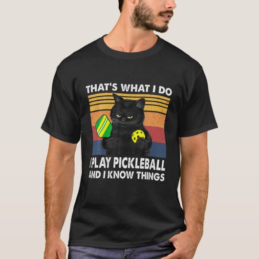 俺がピックボールを遊作るって俺が知ってる Tシャツ (正面)