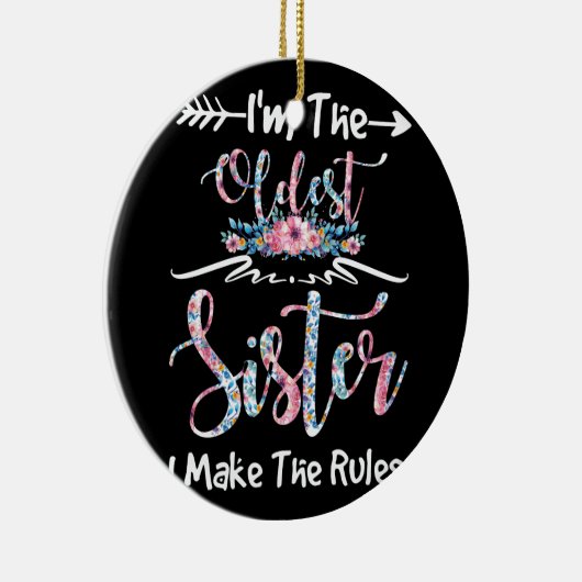 俺がルールフローラを作る姉だ セラミックオーナメント (右)