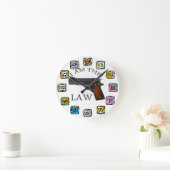 俺がローガンだ ラウンド壁時計 (ホーム)