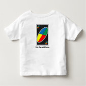 俺がワイルド・ワンだ | キッズハロウィーンカードの衣装 トドラーTシャツ (裏面)