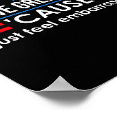 俺が乗素晴らしり出したばかりのシャツ感じの人は ポスター (角)