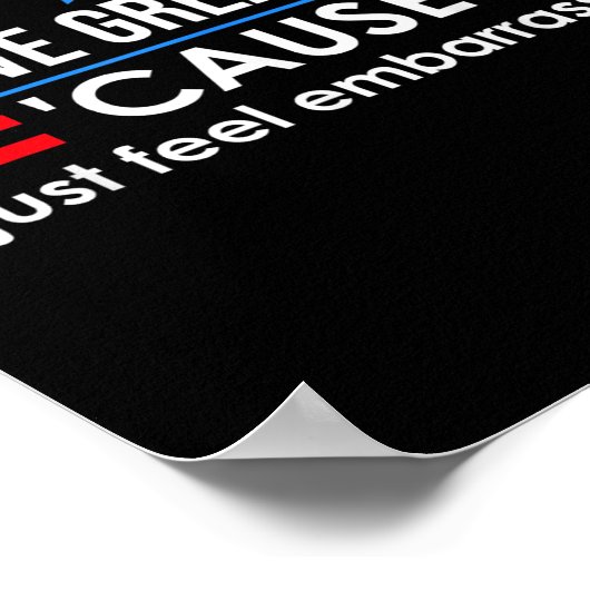 俺が乗素晴らしり出したばかりのシャツ感じの人は ポスター (角)