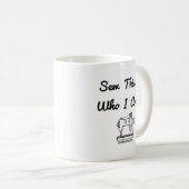 俺が何だって言うんだ? コーヒーマグカップ (正面右)