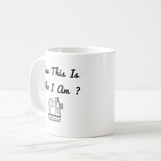 俺が何だって言うんだ? コーヒーマグカップ (正面左)