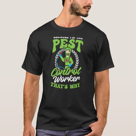 俺が害虫駆除ワーカーのバグ駆除者だから Tシャツ (正面)