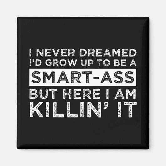 俺が尻になるなんて夢にも思わな頭が切れるい マグネット (正面)