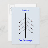 俺が担当するローイングコーチ ポストカード (正面/裏面)