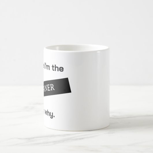 俺が掃除人だからおもしろい コーヒーマグカップ (中央)