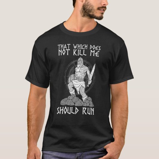俺が殺さない事はバ走ララだ Tシャツ (正面)
