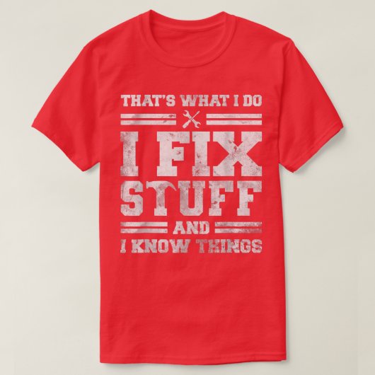 俺が物で知ってるのは何だおもしろい Tシャツ (デザイン正面)