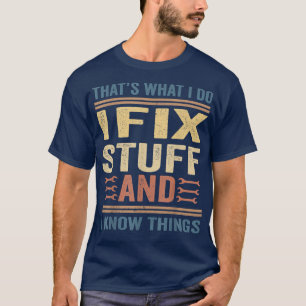 俺が物で知ってるのは何だおもしろい Tシャツ